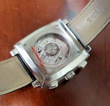 Load image into Gallery viewer, 39mm Tag Heuer Monaco Stainless Steel Chronograph Calibre 12 Date CAW2111 Watch
