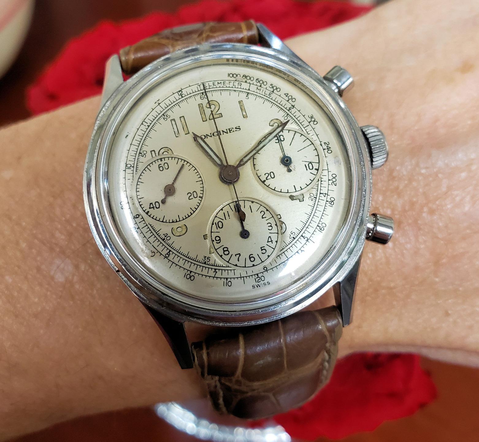 Longines chronograph vintage store