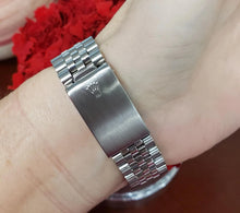 Load image into Gallery viewer, 36mm 1979 Rolex Datejust Jubilee 18k Fluted Steel Silver Dial Quickset 16014
