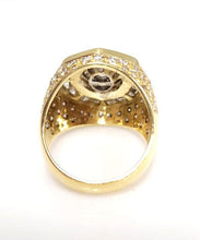 Load image into Gallery viewer, 3.00ct Diamond Octagon Shape Ring In 18k 750 Yellow Gold
