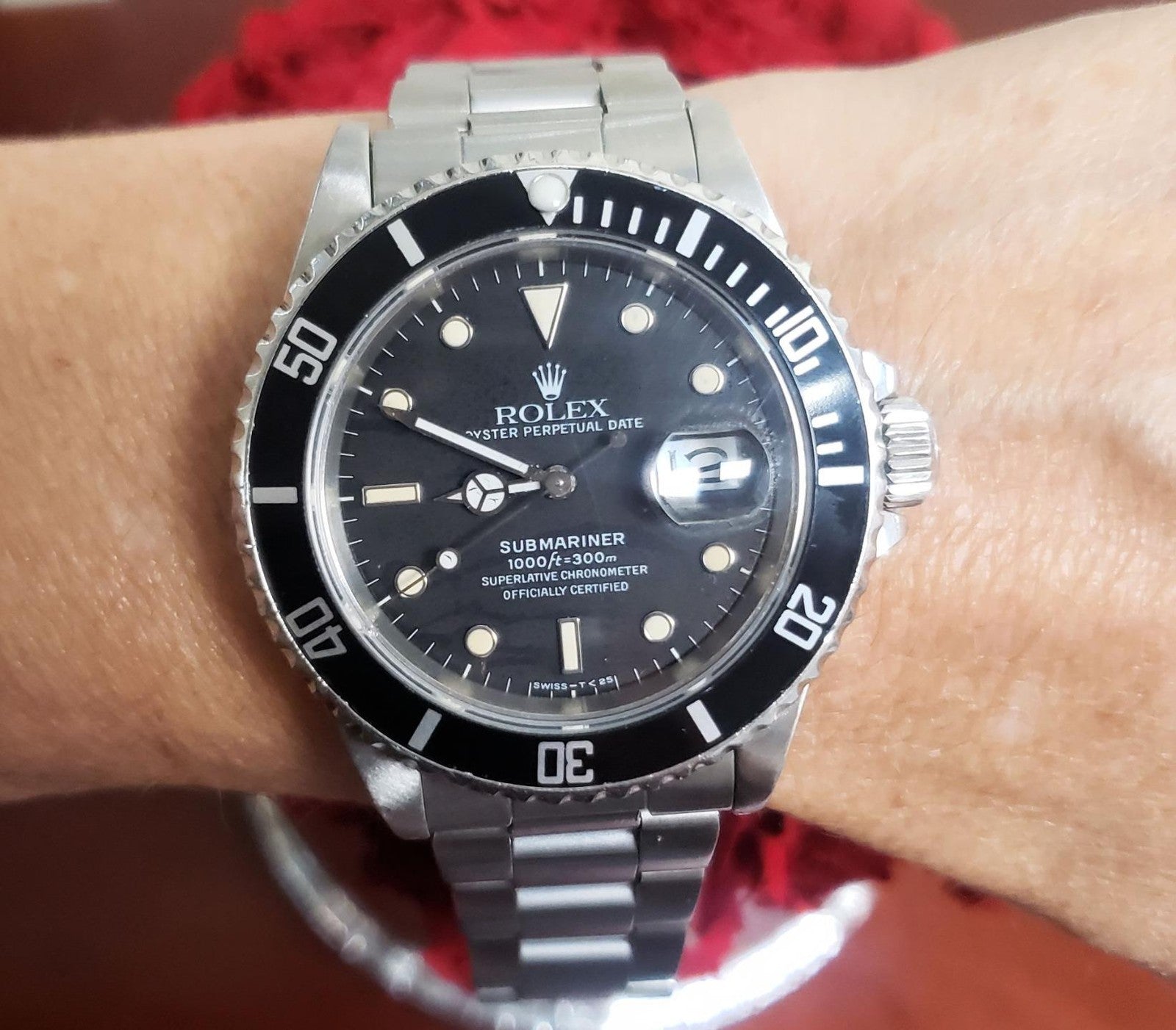1989 Rolex Submariner 40mm Stainless Steel Oyster Date Auto