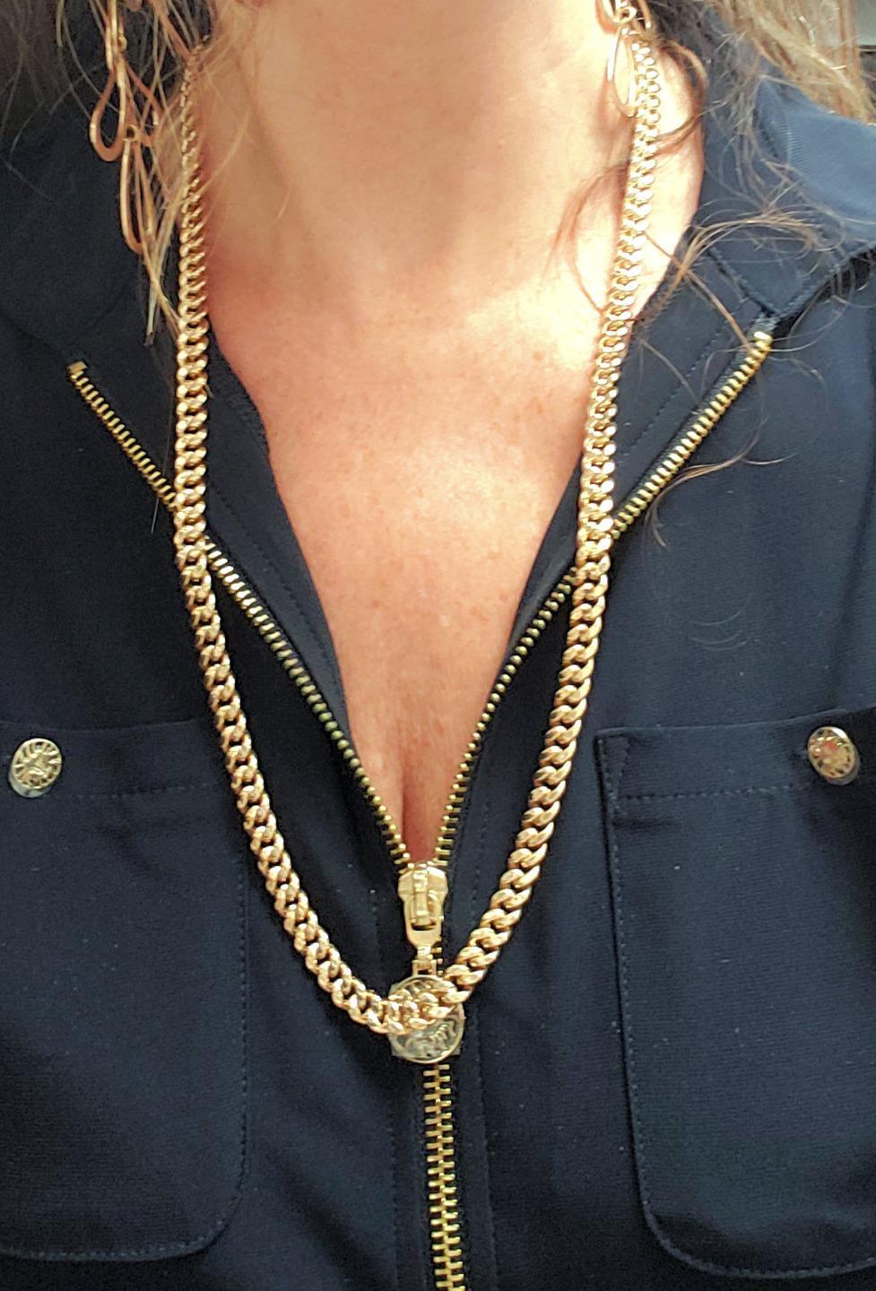 10K Yellow Gold Hollow Cuban Link Necklace Chain 27