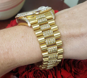 36mm Rolex Day-Date Presidential Diamond Bracelet, Bezel, Dial & Lugs 18038