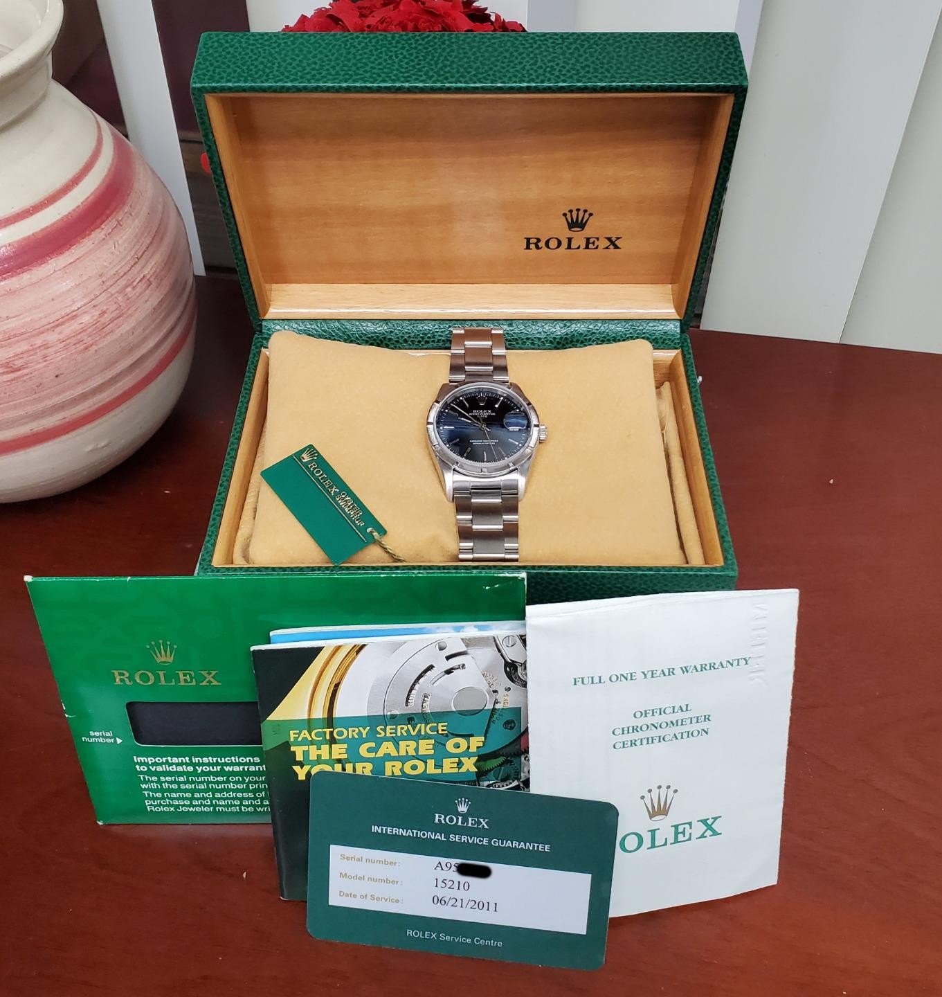 ROLEXディスプレイ Rolex Land-Dweller 36 18 kt Everose gold, M127285TBR-0002