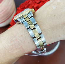 Load image into Gallery viewer, Ladies 26mm Rolex Datejust Two Tone Oyster Blue Diamond Dial Bezel Auto 6917
