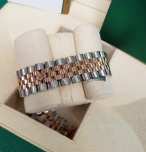 Load image into Gallery viewer, Factory 36mm Rolex Datejust Rose Gold &amp; Steel Jubilee Pink Diamond Dial 116231
