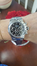 Load and play video in Gallery viewer, 40mm Rolex Cosmograph Daytona 116520 Black Dial Complete Set (2016)
