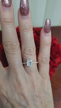 Load and play video in Gallery viewer, 1.75ct Radiant Cut Lab Grown Diamond Engagement Ring VS1 14k Yellow Gold
