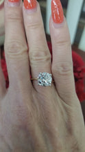 Load and play video in Gallery viewer, 3.04ct IGI Certified Lab Grown Round Brilliant Diamond VS2 F Solitaire Engagement Ring 14K
