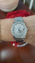 Load and play video in Gallery viewer, 31mm Rolex Datejust 78240 Stainless Steel Mother of Pearl Diamond Dial Bezel
