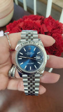 Load and play video in Gallery viewer, Rolex Datejust 41mm 126334 Blue Dial Jubilee Fluted Bezel 41mm Stainless Auto
