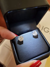 Load image into Gallery viewer, 3.07ct T.W. Lab Grown Round Diamond Stud Earrings 14k Yellow Gold
