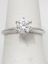 Load image into Gallery viewer, 1.00ct Round Diamond Solitiare Engagement Ring In 14k White Gold (VS2/GH)
