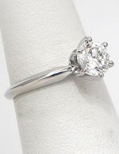 Load image into Gallery viewer, 1.00ct Round Diamond Solitiare Engagement Ring In 14k White Gold (VS2/GH)
