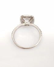 Load image into Gallery viewer, 1 1/2ct T.W. Round Diamond Halo Engagement Ring In 14k White Gold
