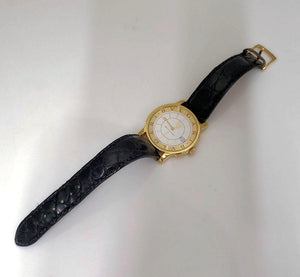 LADIES 35mm BVLGARI SOLO TEMPO DATE WATCH in 18k YELLOW GOLD