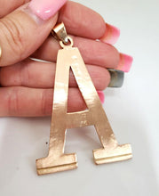 Load image into Gallery viewer, Extra Large Letter A Initial In 14k Rose Gold
