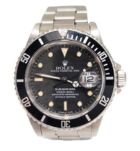 Load image into Gallery viewer, 1989 40mm Rolex Submariner Stainless Steel Oyster Automatic Watch 16610
