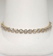 Load image into Gallery viewer, 2.00ct T.W. Round Diamond Tennis Bracelet In 14k Yellow Gold
