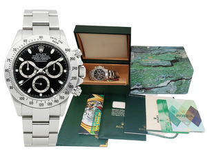 NOS 40mm Rolex Cosmograph Daytona Chronograph Stainless Steel Oyster 116520