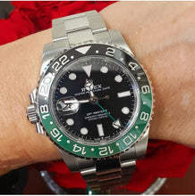 Load image into Gallery viewer, 2022 Rolex GMT-Master II Ceramic Sprite Stainless Steel Left Hand Oyster 126720
