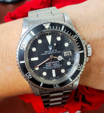 Load image into Gallery viewer, 40mm Vintage Rolex Submariner Stainless Steel Automatic Oyster 1680 8 Mil Serial
