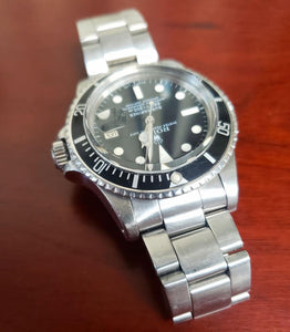 40mm Vintage Rolex Submariner Stainless Steel Automatic Oyster 1680 8 Mil Serial