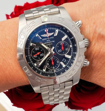 Load image into Gallery viewer, 44mm Breitling Chronomat Limited Edition Automatic Date Stainless AB0111 Watch
