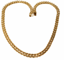 Load image into Gallery viewer, 14k Yellow Gold 6.4mm Mesh Necklace Chain 18&quot; 38.5g
