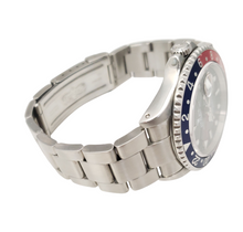 Load image into Gallery viewer, 40mm Rolex GMT-Master II Red &amp; Blue Pepsi Stainless Steel 1999 Watch 16710
