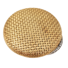 Load image into Gallery viewer, 18k Yellow Gold Vintage Van Cleef &amp; Arpels Diamond Makeup Powder Compact
