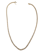 Load image into Gallery viewer, 5.00ct T.W. Diamond V Tennis Necklace in 14k Yellow Gold 17&quot;

