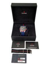 Load image into Gallery viewer, 41mm Tudor Black Bay GMT Pepsi Automatic Nato &amp; Rubber Strap 79830RB Watch
