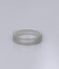 Load image into Gallery viewer, MENS 18k WHITE GOLD PLAIN HIGH POLISHED CONCAVE SOLID WEDDING BAND RING 6MM 10
