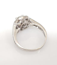 Load image into Gallery viewer, 1 1/2ct T.W. Round Diamond Halo Engagement Ring In 14k White Gold
