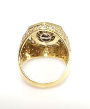 Load image into Gallery viewer, 3.00ct DIAMOND OCTAGON SHAPE RING in 18K 750 YELLOW GOLD
