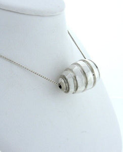LADIES 925 STERLING SILVER BEE HIVE NECKLACE CHAIN 16"