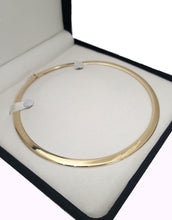 Load image into Gallery viewer, 14K YELLOW GOLD 8mm OMEGA NECKLACE 18&quot;
