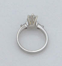 Load image into Gallery viewer, Platinum 950 1.01ct Center Oval 1/4ct Pear Accents Engagement Ring
