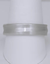 Load image into Gallery viewer, MENS 18k WHITE GOLD PLAIN HIGH POLISHED CONCAVE SOLID WEDDING BAND RING 6MM 10

