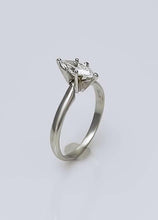 Load image into Gallery viewer, 14k WHITE GOLD SIX PRONG SOLITAIRE .60ctw MARQUISE DIAMOND ENGAGEMENT RING
