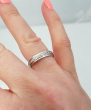 Load image into Gallery viewer, 14k WHITE GOLD SINGLE ROW 1/3ct ROUND DIAMOND ETERNITY WEDDING BAND
