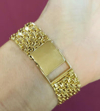 Load image into Gallery viewer, 36mm Vintage 36mm Rolex Datejust 14k Yellow Gold With Custom Mesh Bracelet

