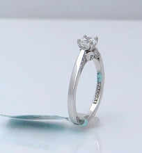 Load image into Gallery viewer, Tacori 18k White Gold 1/2ct Cubic Zirconia Semi Mount Engagement Ring
