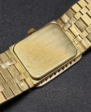 Load image into Gallery viewer, 14k YELLOW GOLD DIAMOND GENEVE QUARTZ DRESS WATCH 26mm

