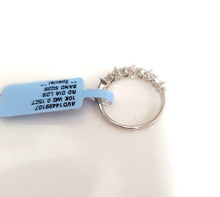 Load image into Gallery viewer, ALTERNATIING .15ct T.W. DIAMOND &amp; SQUARE STACKABLE BAND in 10K WHITE GOLD
