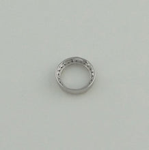 Load image into Gallery viewer, LADIES 10K WHITE GOLD 1/4ct 24 ROUND DIAMOND SMALL ETERNITY PENDANT CHARM

