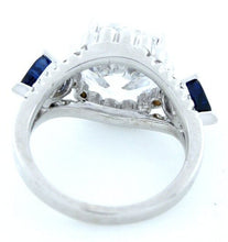 Load image into Gallery viewer, 11.65ct ROUND CZ ENGAGEMENT RING 18K WHITE GOLD SEMI MOUNT
