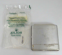 Load image into Gallery viewer, RARE ALL ORIGINAL OEM GOLD EMBOSSED ROLEX CRYSTAL AND GASKET 25-295-C-8
