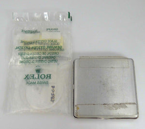 RARE ALL ORIGINAL OEM GOLD EMBOSSED ROLEX CRYSTAL AND GASKET 25-295-C-8